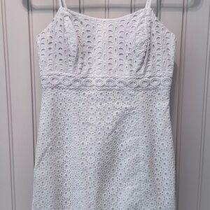 Lilly Pulitzer White Lace Mini Dress